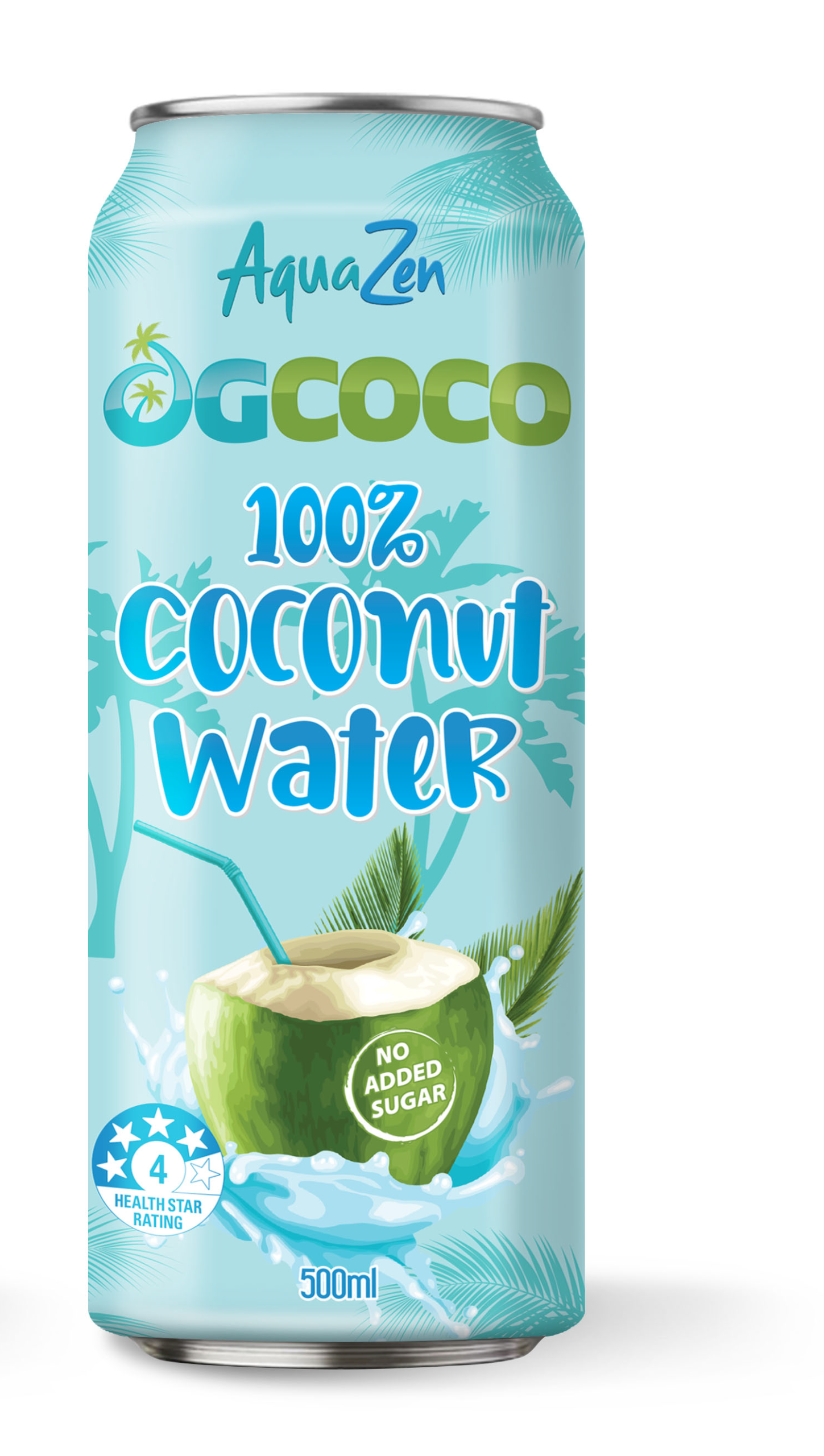 OGCOCO 100% Coconut Water Can